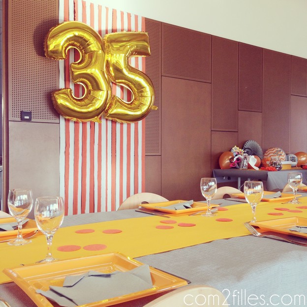 deco anniversaire surprise homme - 35 ans