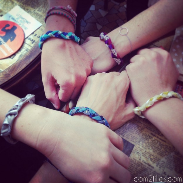 bracelets copines DIY