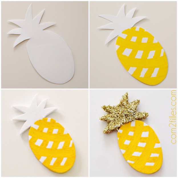 tuto broche ananas