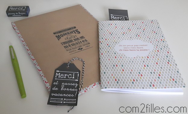 cadeau des maitresses - pochette kraft diy masking tape