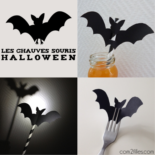 les chauves-souris d'halloween