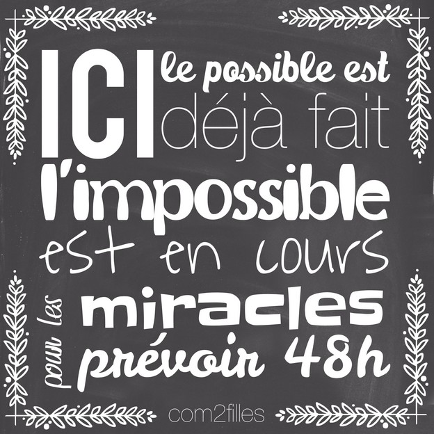 citation impossible miracle
