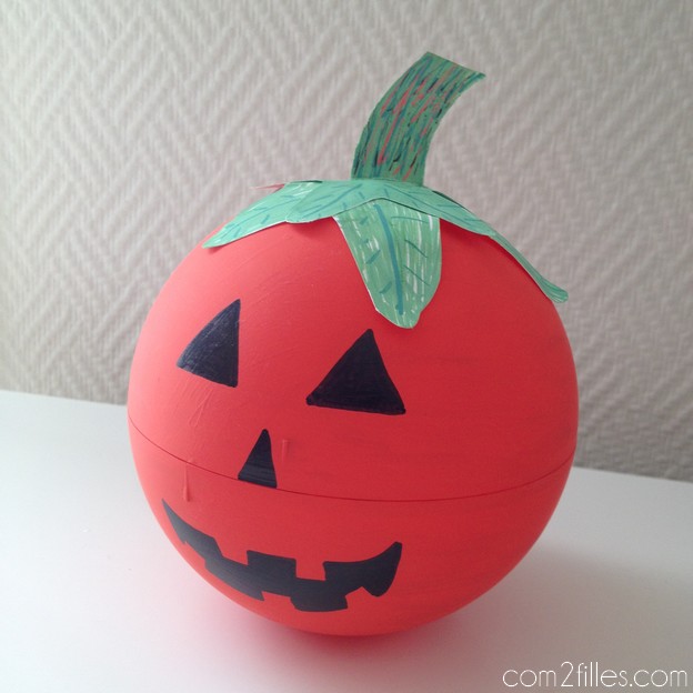 Une citrouille surprise pour halloween