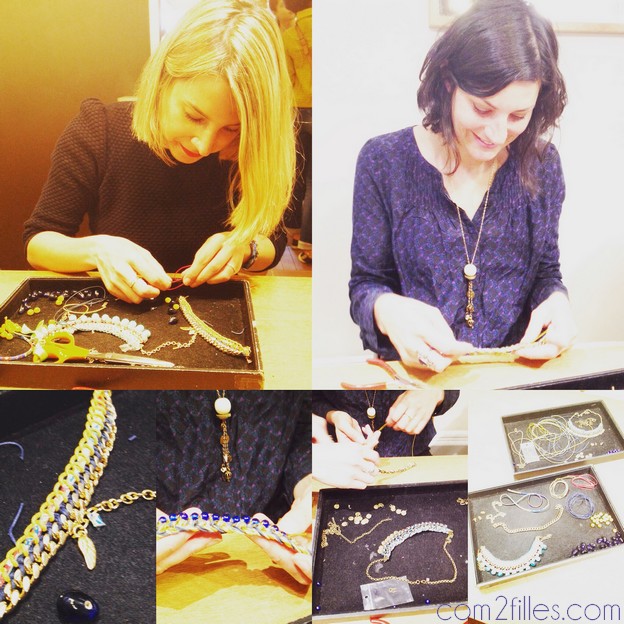 atelier bijoux - collier plastron - la cabane a perles