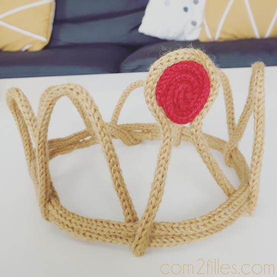 DIY - Couronne des rois - tricotin