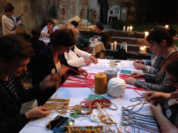 Craft night nantes - atelier macramé