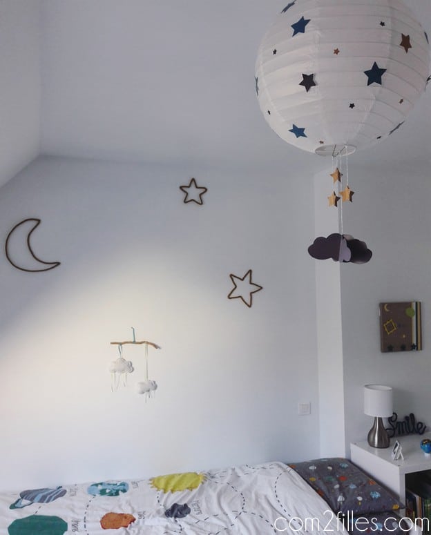 deco chambre enfant - univers et planetes