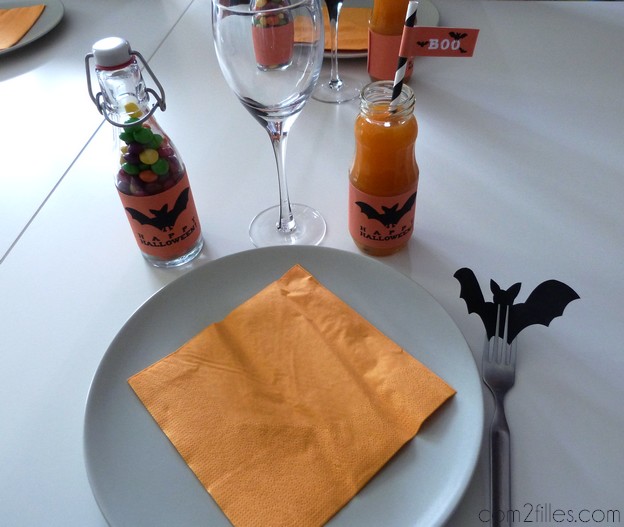 deco de table halloween - printables