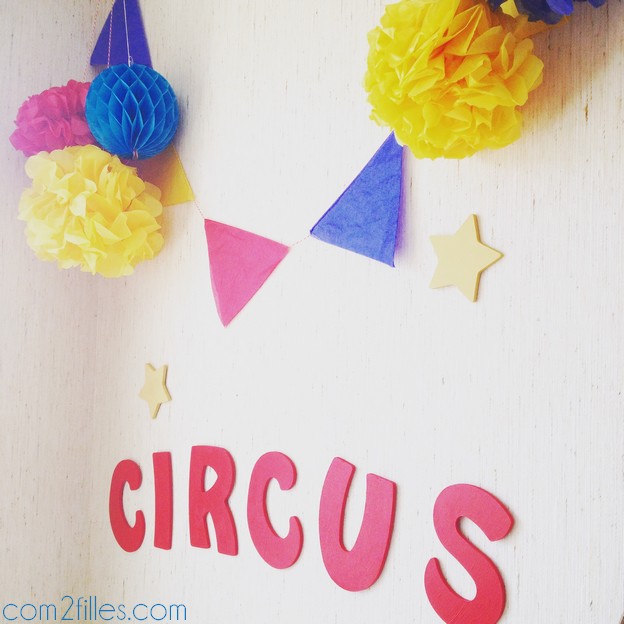 deco chambre enfant cirque