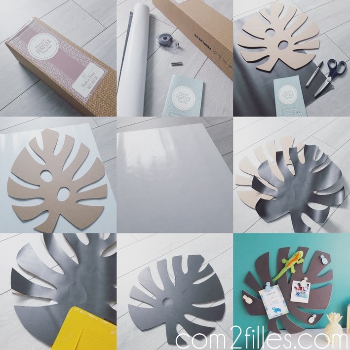 DIY Ferflex - papier peint magnetique