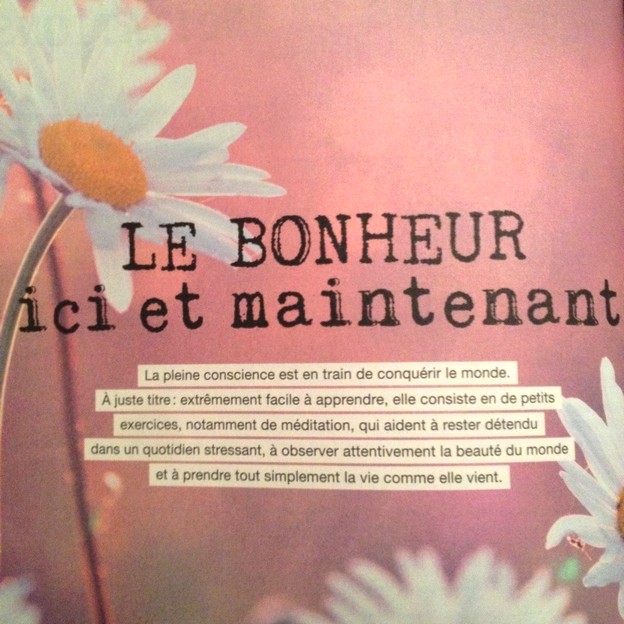 le bonheur ici et maintenant - flow magazine