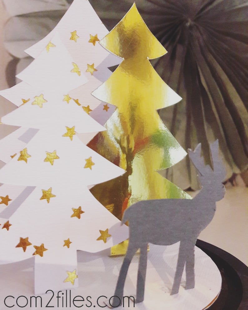 paper cut - noel- foret papier