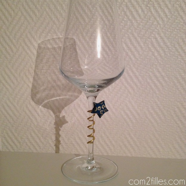 verre etoile en papier