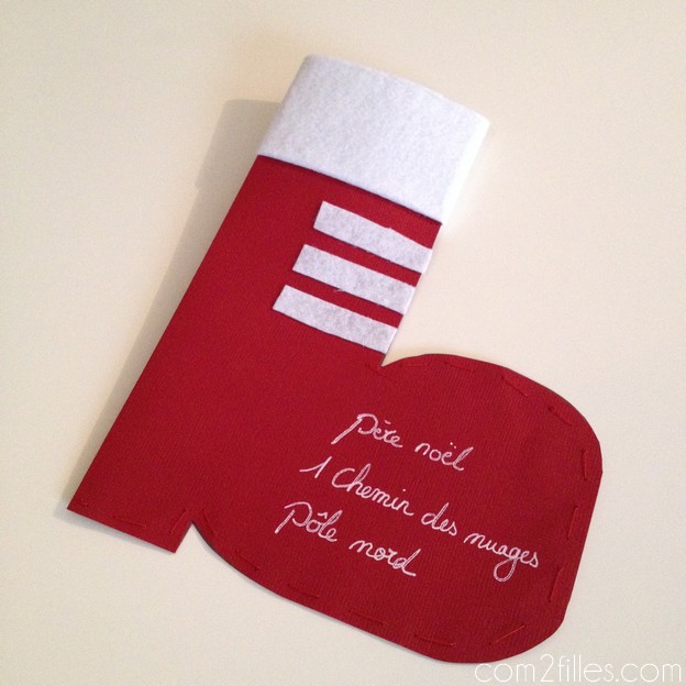 lettre pere noel - botte