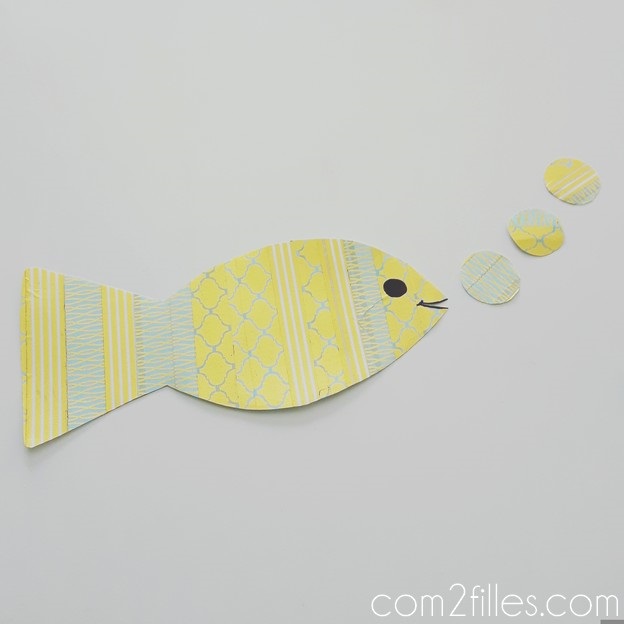 DIY - poisson d avril - masking tape