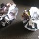 pompom papier recyclé