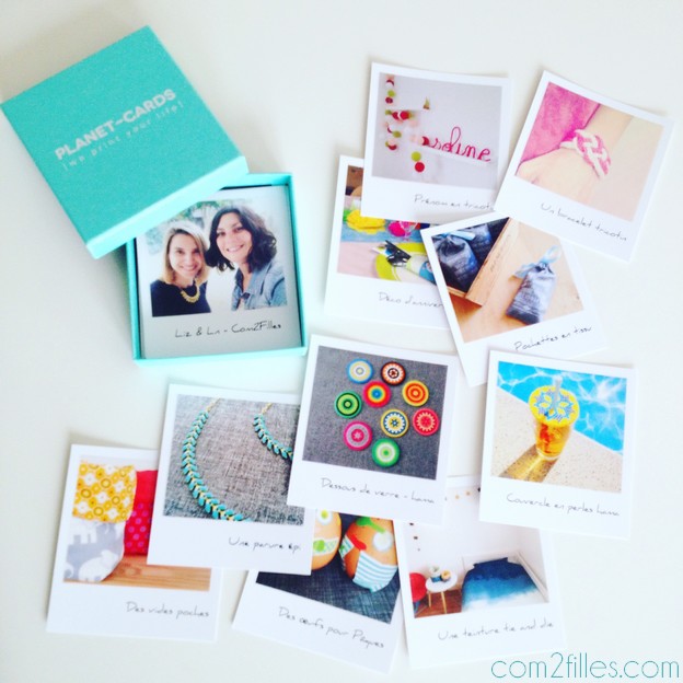 polaroids - planet cards
