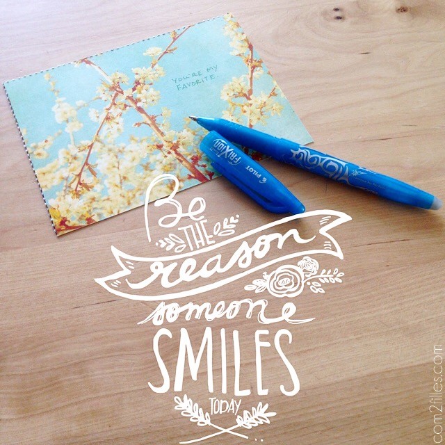 #Projet52Cartes - be the reason someone smiles today