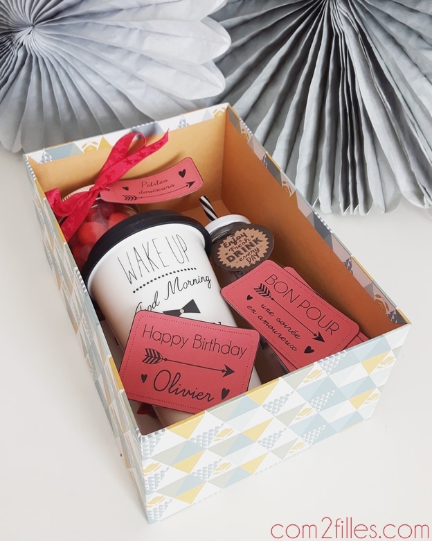 Boite Cadeau DIY - bons pour amoureux