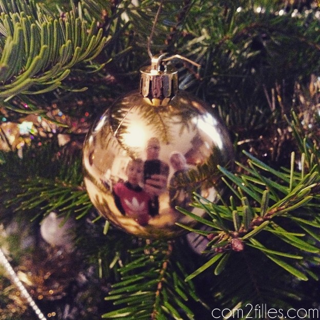 sapin de noel - photo boule