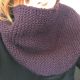 écharpe tricot snood