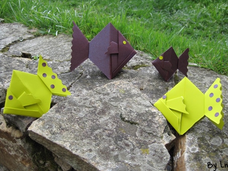 poisson - avril - origami