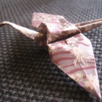 origami oiseau grue