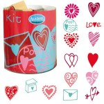 Kit 15 tampons Stampo'kids Coeurs