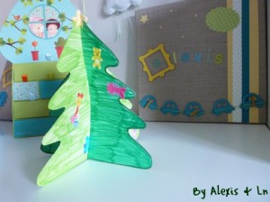 sapin de noel papier enfant