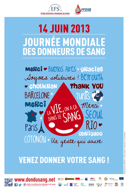 journée mondiale du don du sang