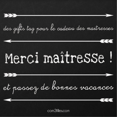 gift tag cadeau des maitresses