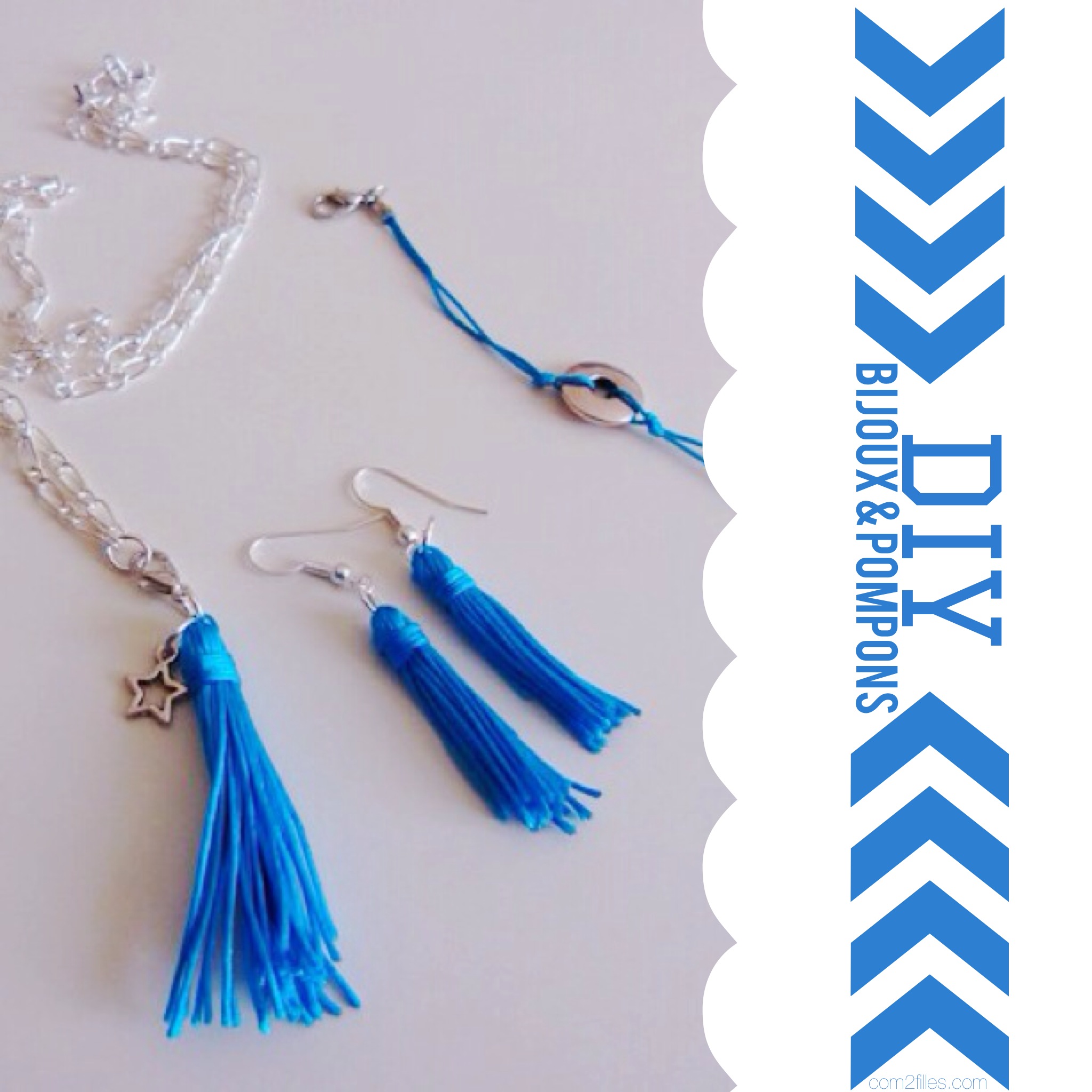 DIY tassels - bijoux pompons