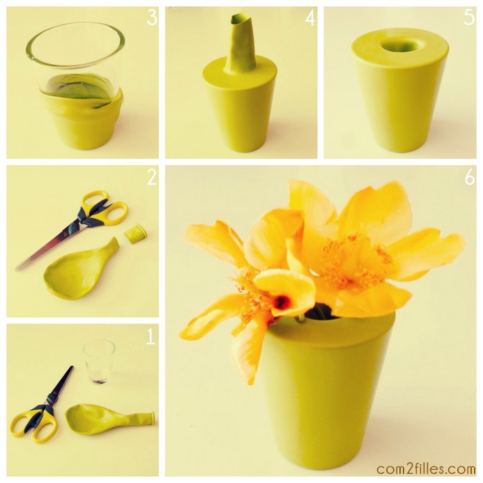 DIY vase ballon