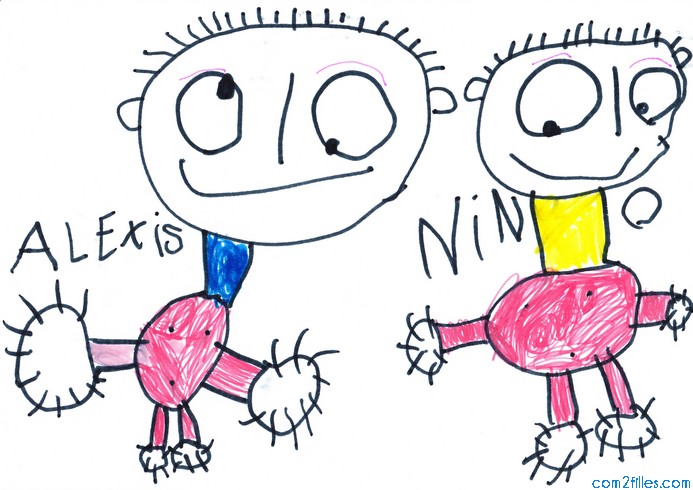 dessin bonhomme enfant