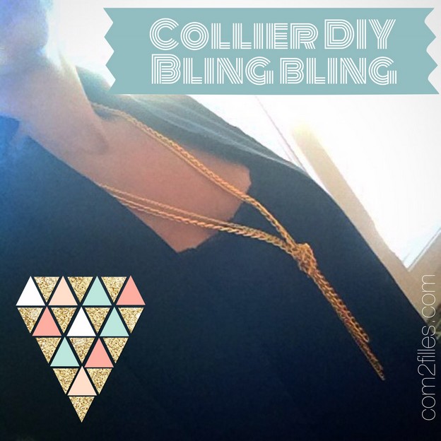 collier DIY bling bling