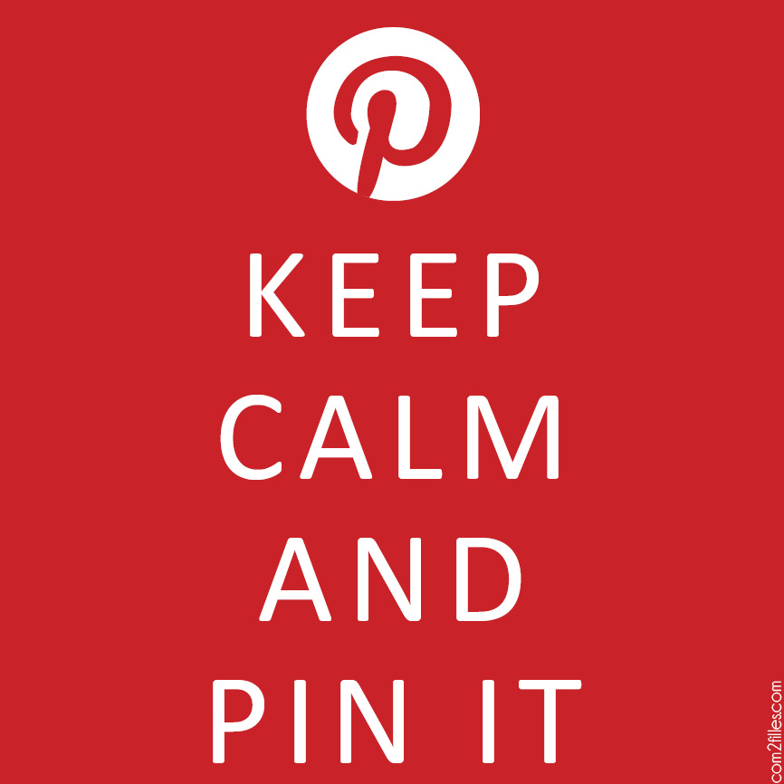 pinterest addict - keep calm and pin it