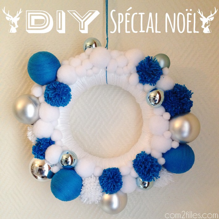 Tuto DIY - couronne de noel