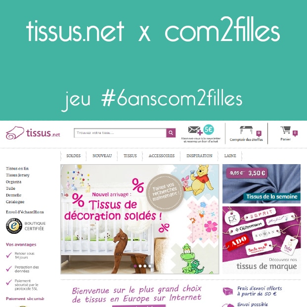 #6anscom2filles jeu tissus.net