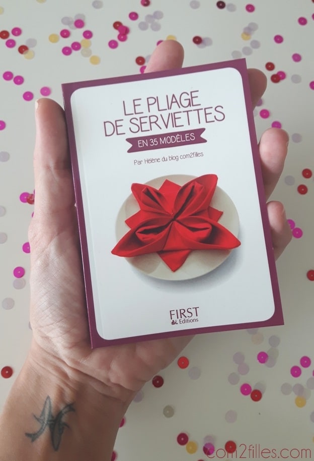 Livre - pliage de serviettes - com2filles