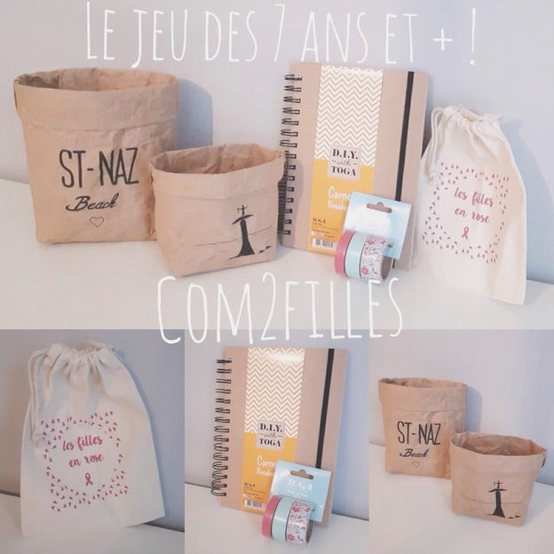 st naz beach - toga - les filles en rose - 7 ans blog diy com2filles