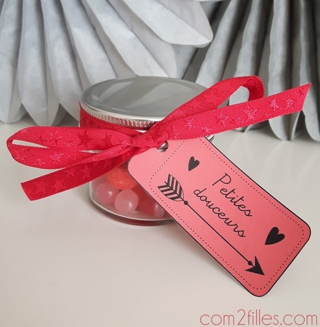 Gift tag Saint Valentin 2017