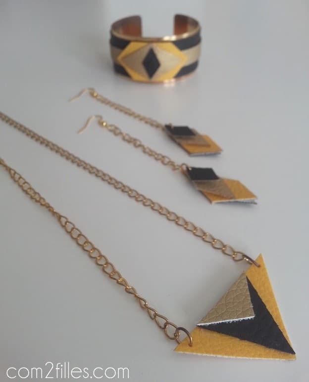 Bijoux DIY - simili cuir