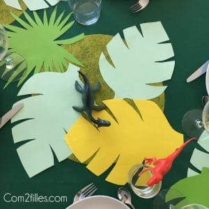 Une déco dinosaure pour anniversaire