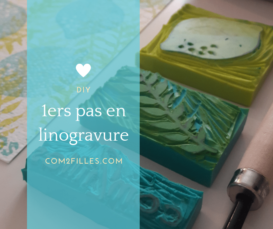 DIY - linogravure - kit tampons à graver