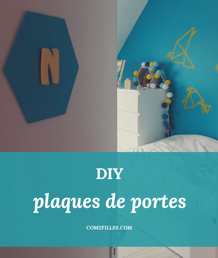 DIY - plaque porte chambre - enfant