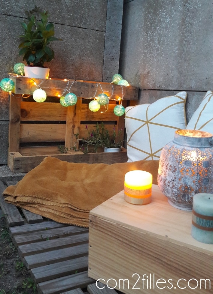 idees deco - lumiere exterieur - bougies