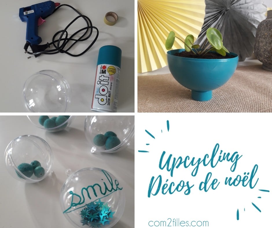deco pas que de noel - cultura - boule pot plante