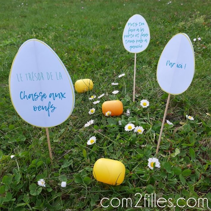 chasse aux de paques - diy