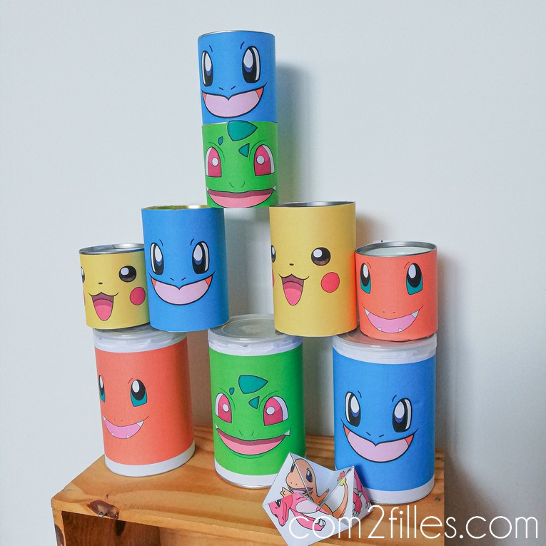 DIY - un anniversaire pokemon et liens vers des printables