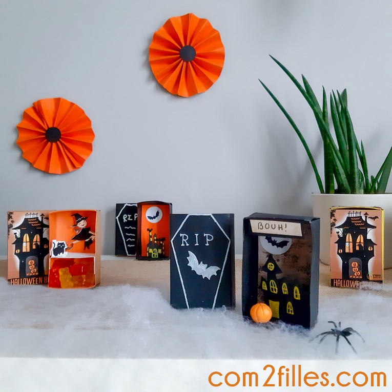 halloween - boites d'allumettes